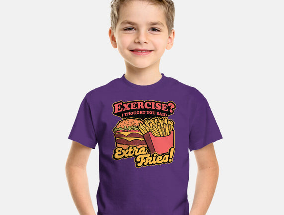 Burger Fries Exercise