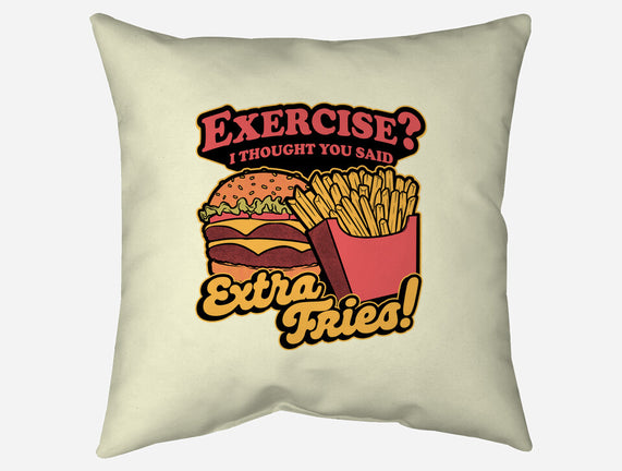 Burger Fries Exercise