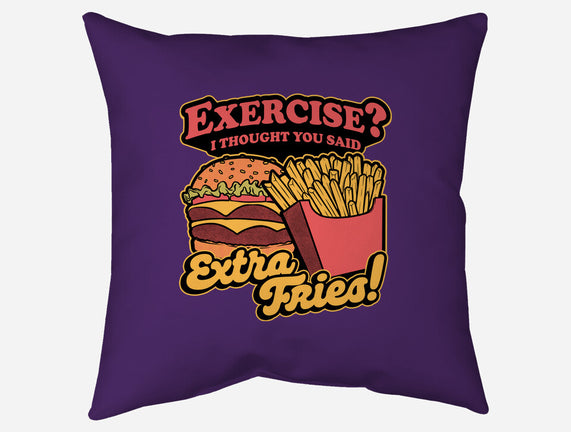 Burger Fries Exercise