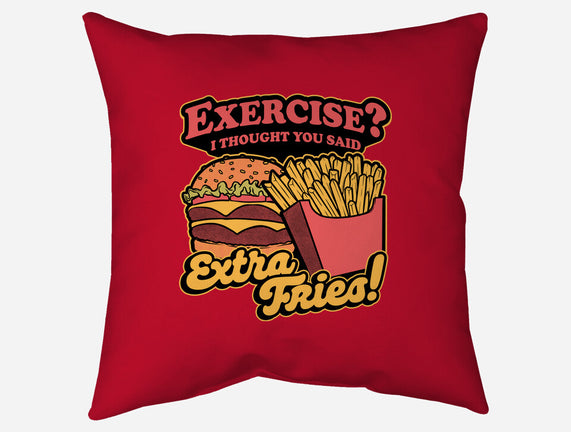 Burger Fries Exercise