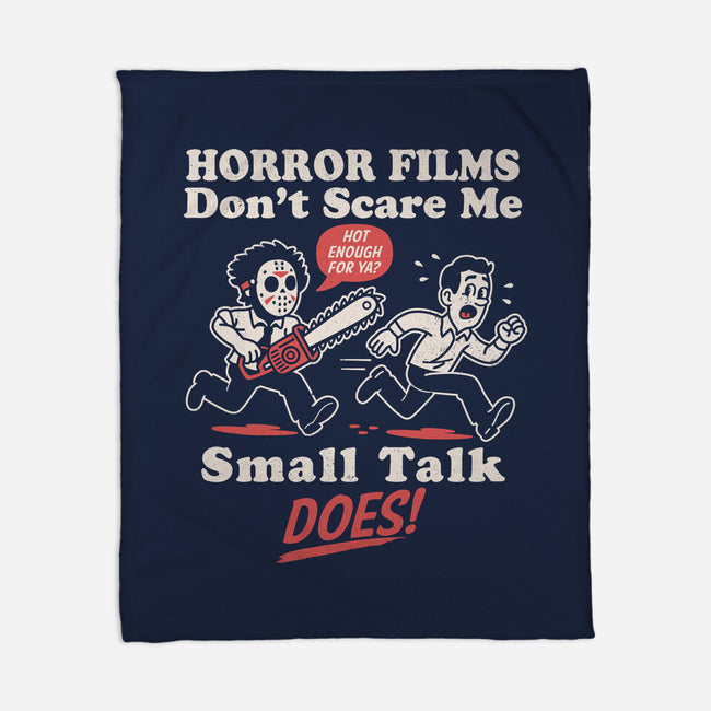 Small Talk Scares Me-None-Fleece-Blanket-Nemons