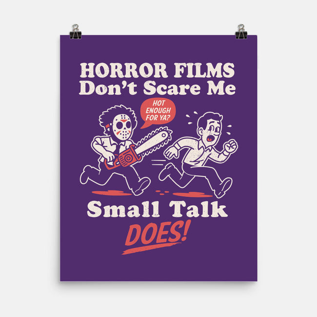 Small Talk Scares Me-None-Matte-Poster-Nemons