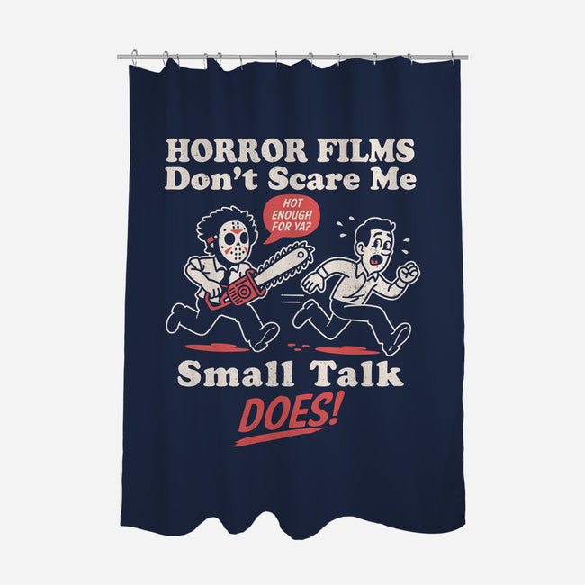 Small Talk Scares Me-None-Polyester-Shower Curtain-Nemons