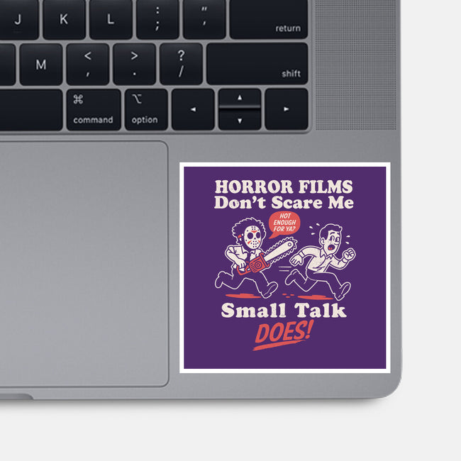 Small Talk Scares Me-None-Glossy-Sticker-Nemons