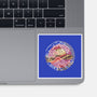 Straw Hat Wave-None-Glossy-Sticker-glitchygorilla