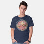 Straw Hat Wave-Mens-Basic-Tee-glitchygorilla