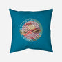 Straw Hat Wave-None-Removable Cover w Insert-Throw Pillow-glitchygorilla