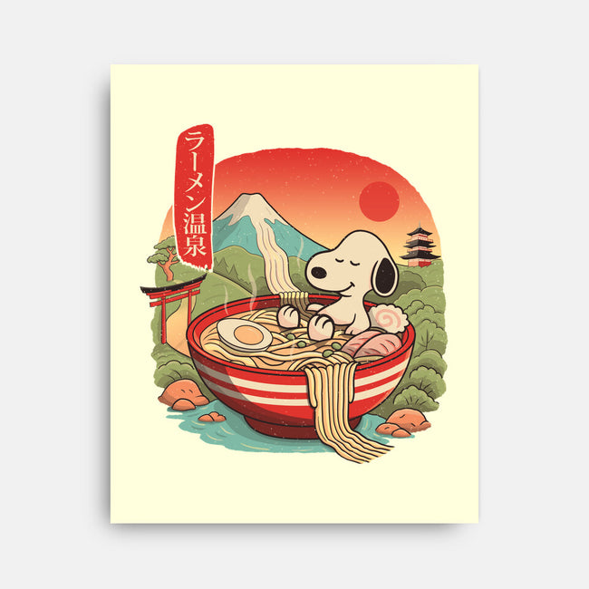 Ramen Onsen-None-Stretched-Canvas-NMdesign
