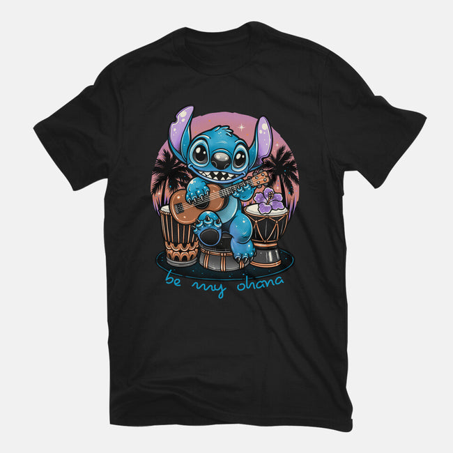Be My Ohana-Mens-Basic-Tee-glitchygorilla