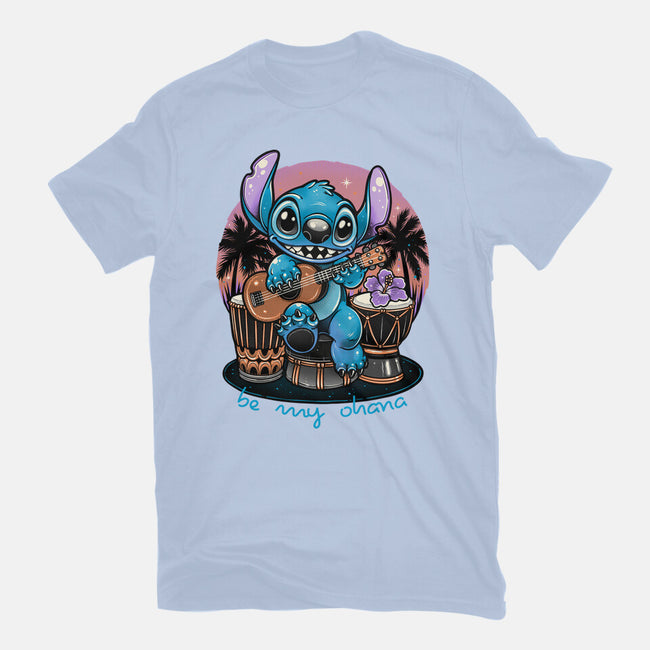 Be My Ohana-Mens-Basic-Tee-glitchygorilla