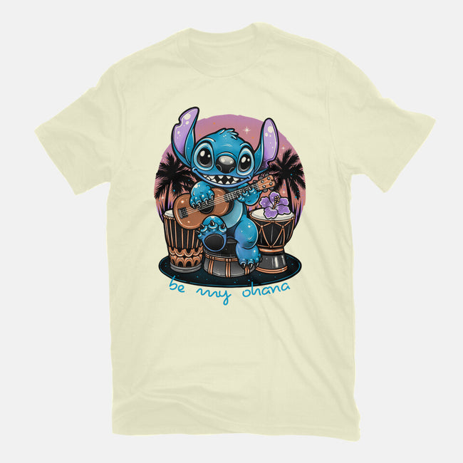 Be My Ohana-Mens-Basic-Tee-glitchygorilla