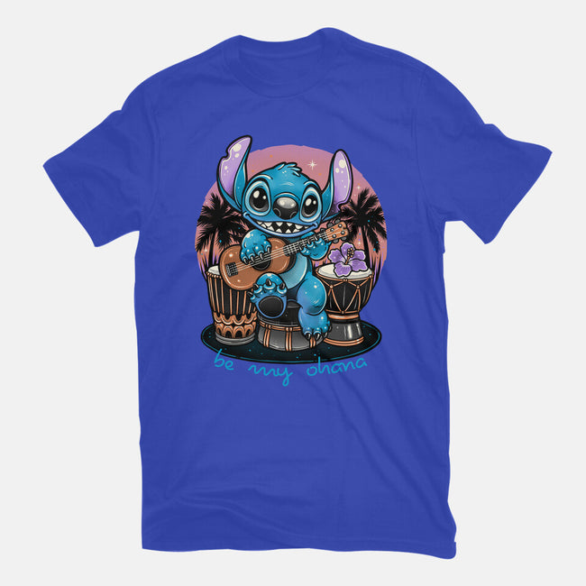 Be My Ohana-Mens-Basic-Tee-glitchygorilla