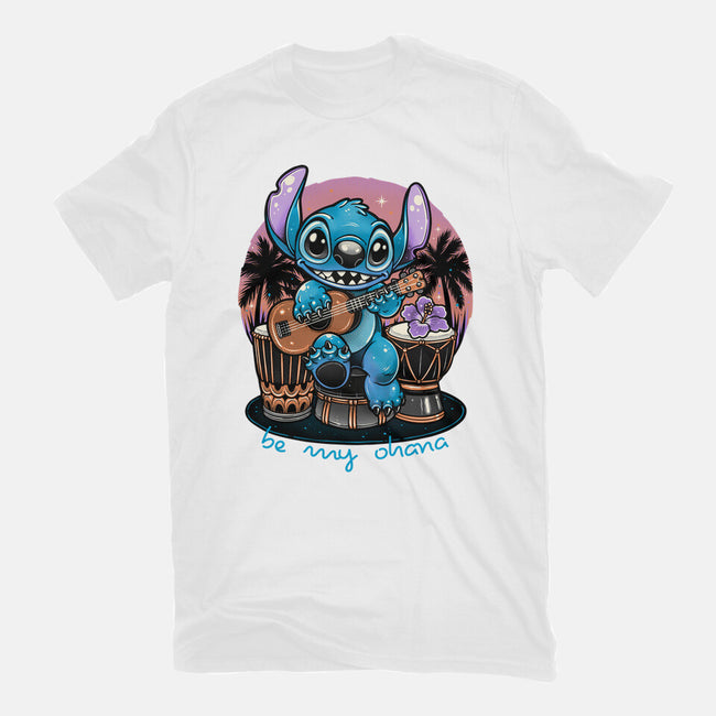 Be My Ohana-Mens-Basic-Tee-glitchygorilla