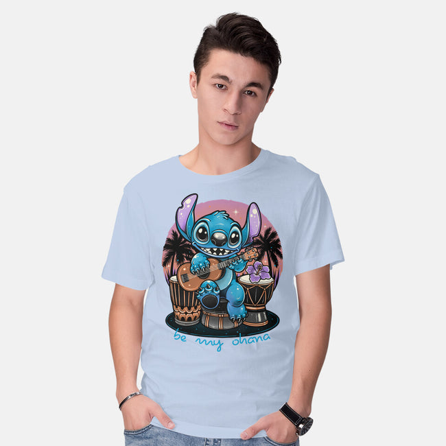 Be My Ohana-Mens-Basic-Tee-glitchygorilla