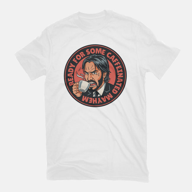 Caffeinated Mayhem-Mens-Basic-Tee-P1yu5h