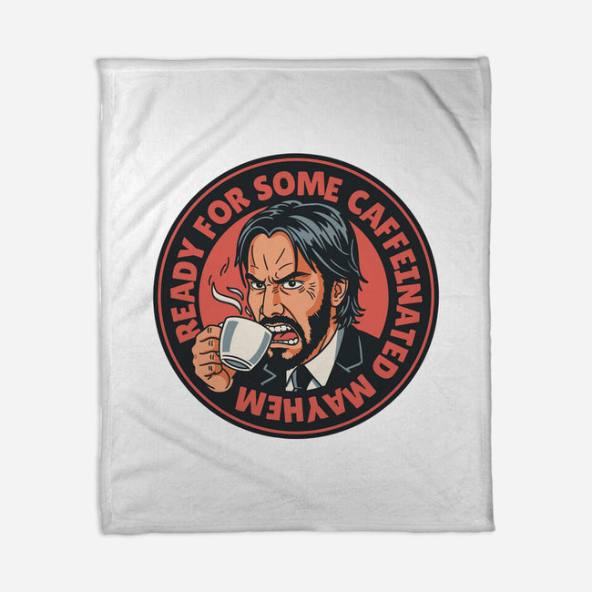 Caffeinated Mayhem-None-Fleece-Blanket-P1yu5h