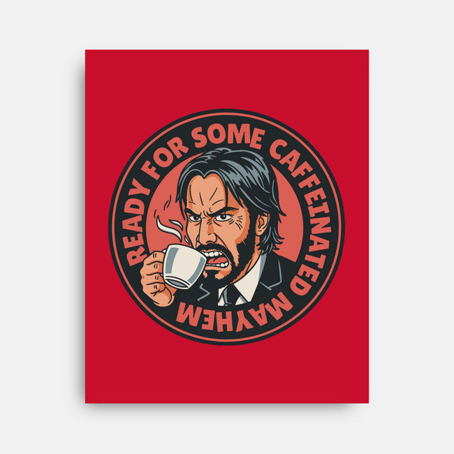 Caffeinated Mayhem-None-Stretched-Canvas-P1yu5h