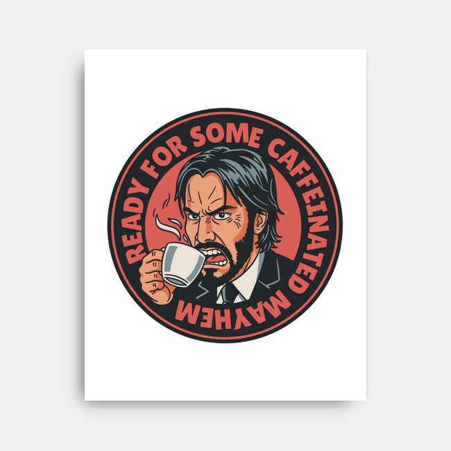 Caffeinated Mayhem-None-Stretched-Canvas-P1yu5h