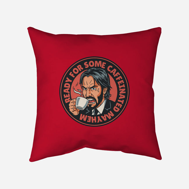 Caffeinated Mayhem-None-Removable Cover w Insert-Throw Pillow-P1yu5h