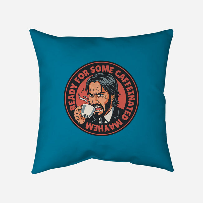 Caffeinated Mayhem-None-Removable Cover w Insert-Throw Pillow-P1yu5h