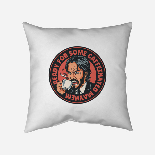 Caffeinated Mayhem-None-Removable Cover w Insert-Throw Pillow-P1yu5h
