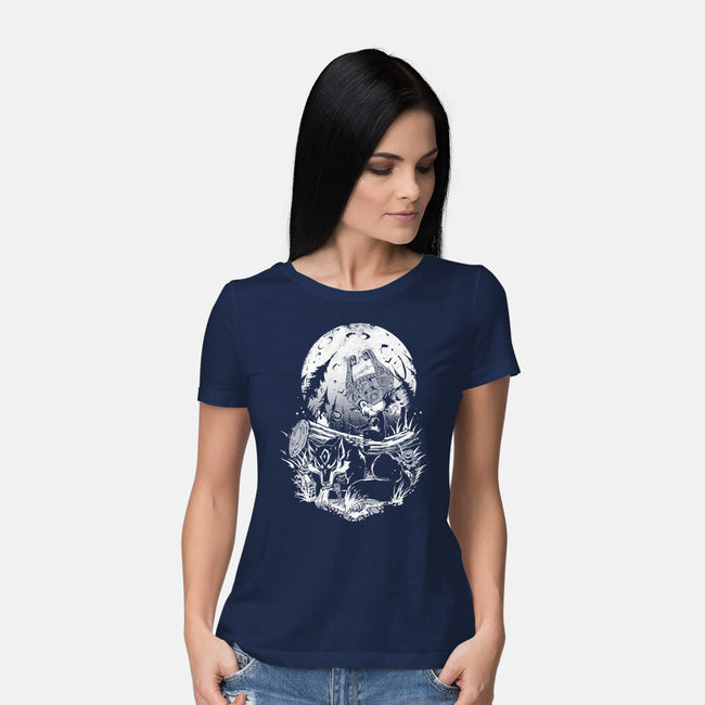 Sleeping Hero-Womens-Basic-Tee-Estudio Horta