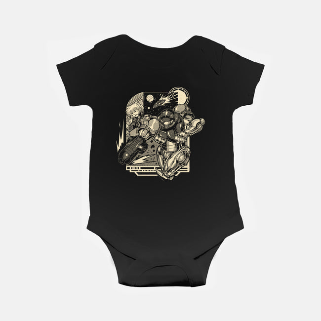 Running In Space-Baby-Basic-Onesie-Estudio Horta