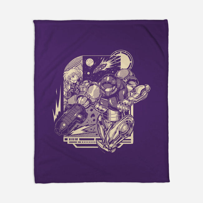 Running In Space-None-Fleece-Blanket-Estudio Horta
