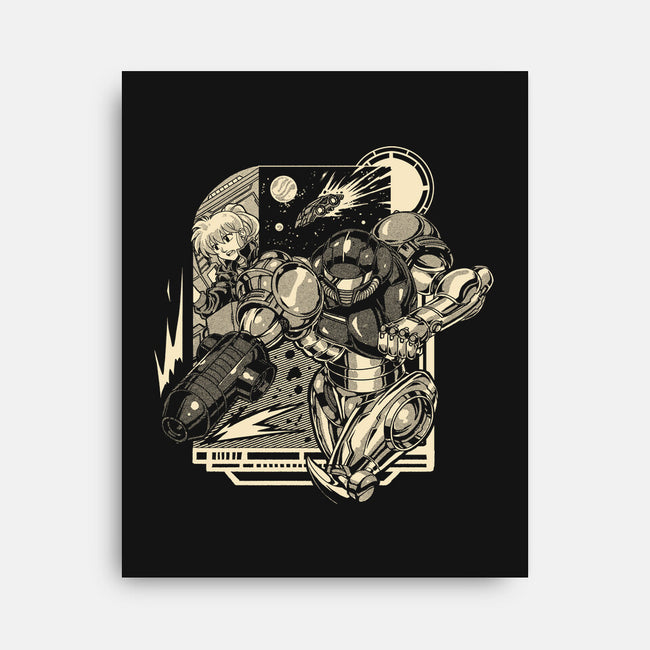 Running In Space-None-Stretched-Canvas-Estudio Horta