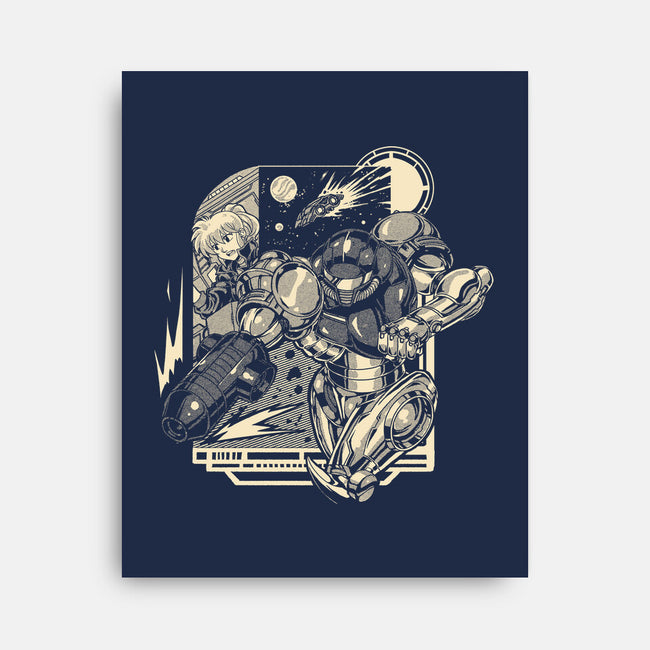 Running In Space-None-Stretched-Canvas-Estudio Horta