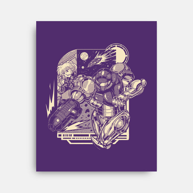 Running In Space-None-Stretched-Canvas-Estudio Horta