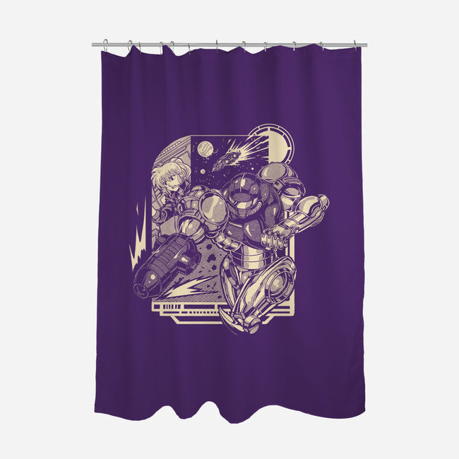 Running In Space-None-Polyester-Shower Curtain-Estudio Horta