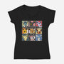 The Eeveelution Bunch-Womens-V-Neck-Tee-turborat14