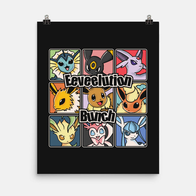 The Eeveelution Bunch-None-Matte-Poster-turborat14