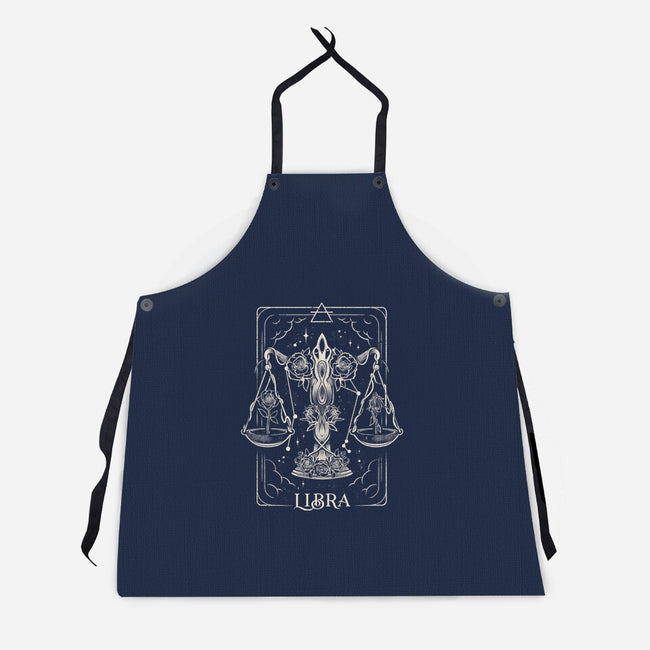Libra Tarot-Unisex-Kitchen-Apron-eduely
