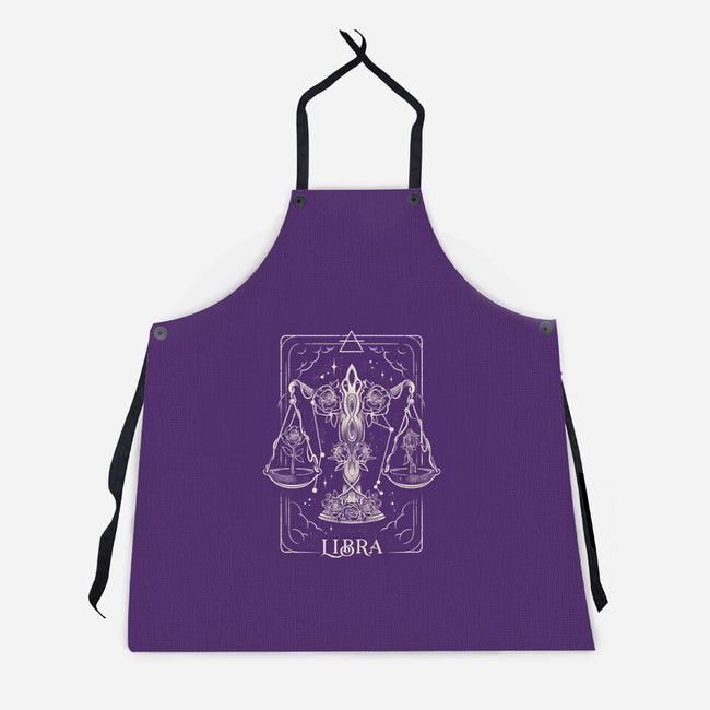 Libra Tarot-Unisex-Kitchen-Apron-eduely