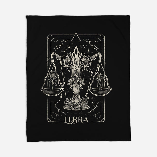 Libra Tarot-None-Fleece-Blanket-eduely