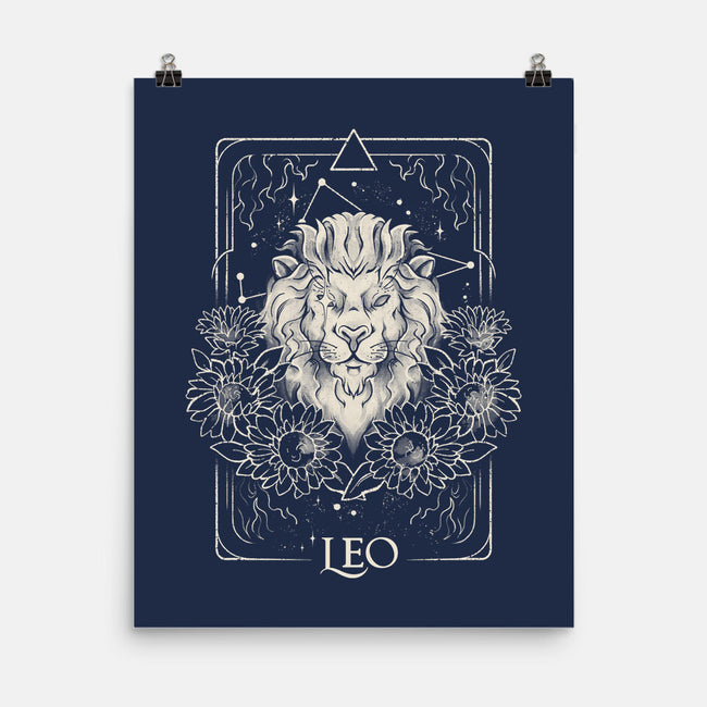 Leo Tarot-None-Matte-Poster-eduely