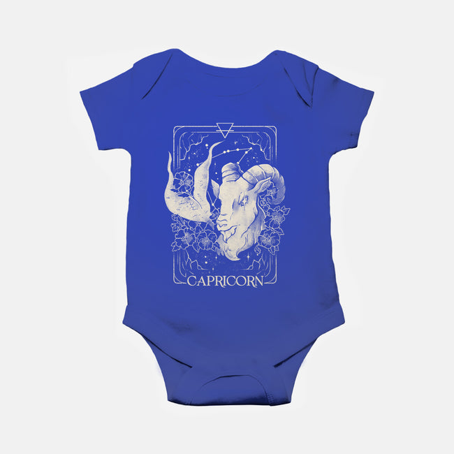 Capricorn Tarot-Baby-Basic-Onesie-eduely