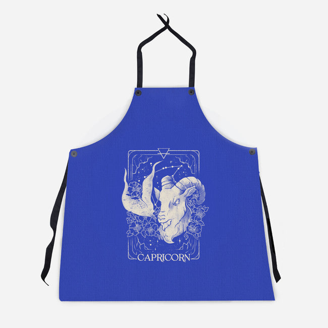 Capricorn Tarot-Unisex-Kitchen-Apron-eduely