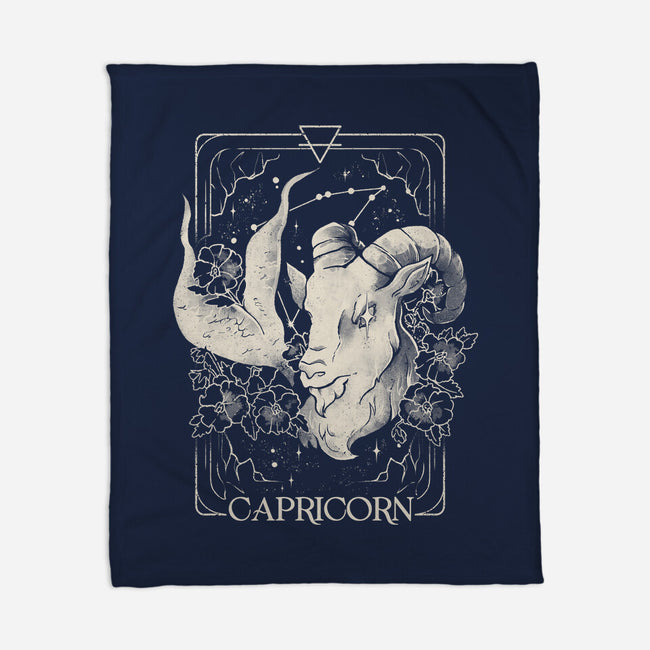 Capricorn Tarot-None-Fleece-Blanket-eduely