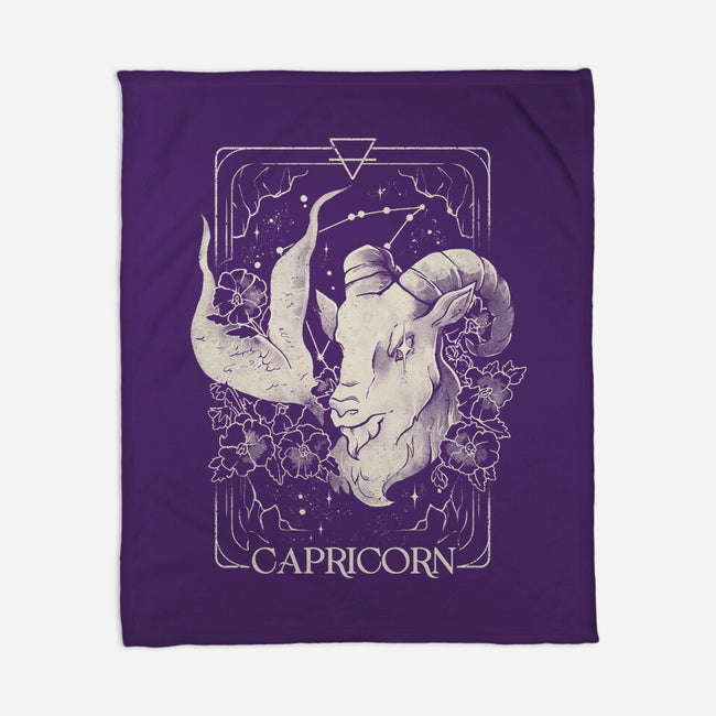 Capricorn Tarot-None-Fleece-Blanket-eduely