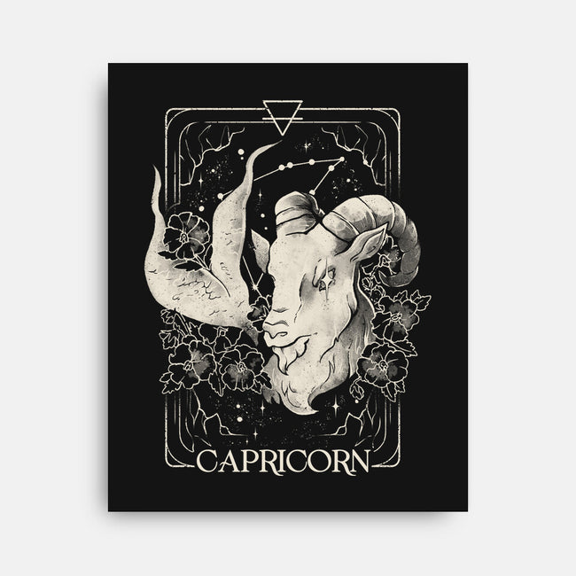 Capricorn Tarot-None-Stretched-Canvas-eduely