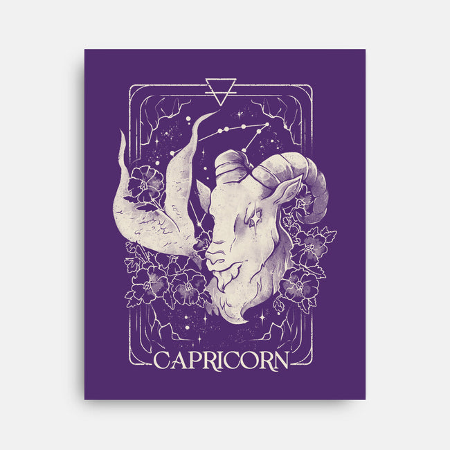 Capricorn Tarot-None-Stretched-Canvas-eduely