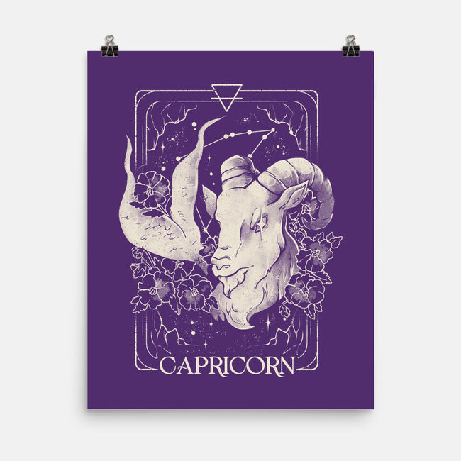 Capricorn Tarot-None-Matte-Poster-eduely