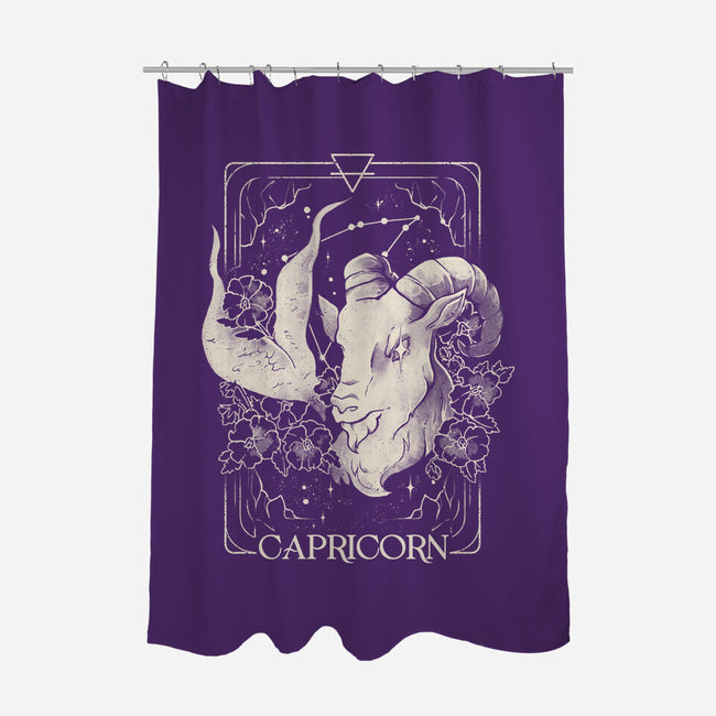 Capricorn Tarot-None-Polyester-Shower Curtain-eduely