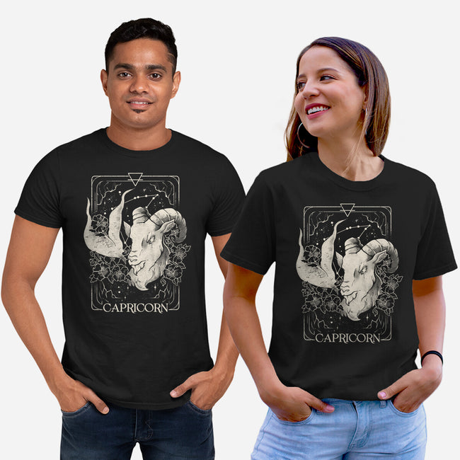 Capricorn Tarot-Unisex-Basic-Tee-eduely