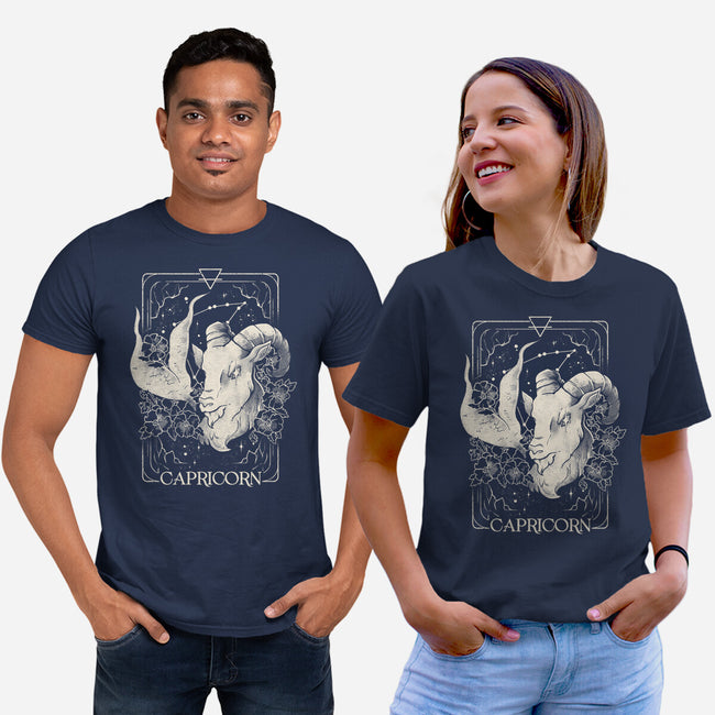 Capricorn Tarot-Unisex-Basic-Tee-eduely