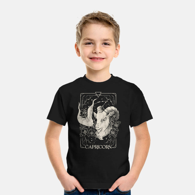 Capricorn Tarot-Youth-Basic-Tee-eduely
