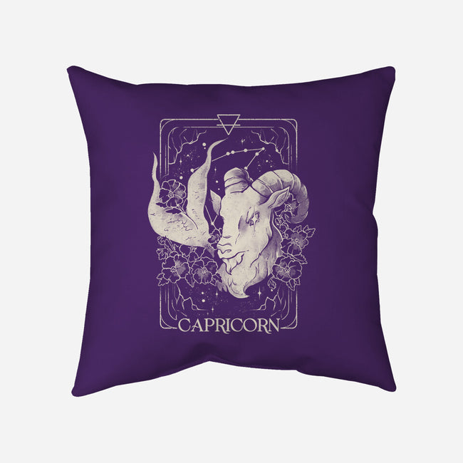 Capricorn Tarot-None-Removable Cover w Insert-Throw Pillow-eduely